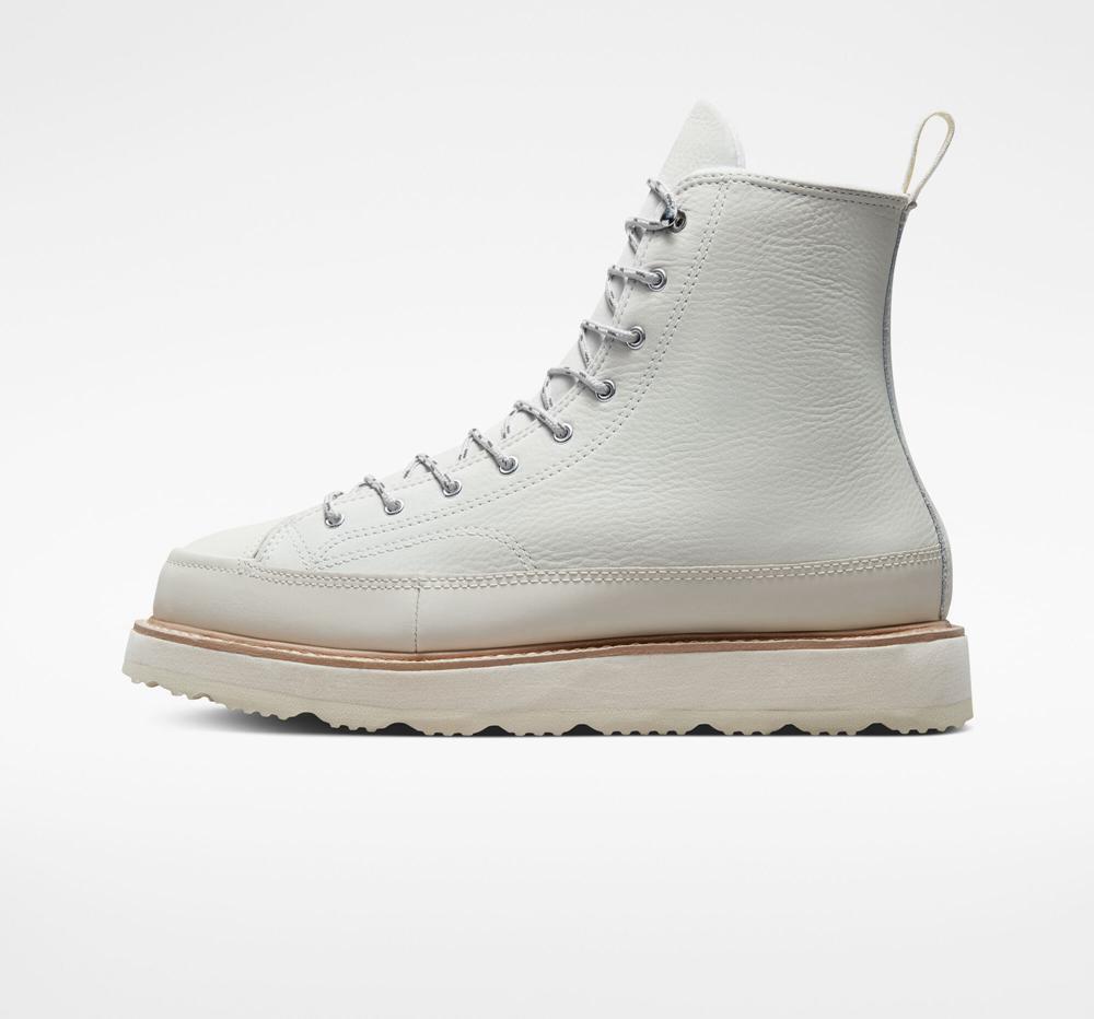 Dámské Vysoké Converse Chuck Taylor Crafted Boot Unisex Bílé Růžové | 451697IRD