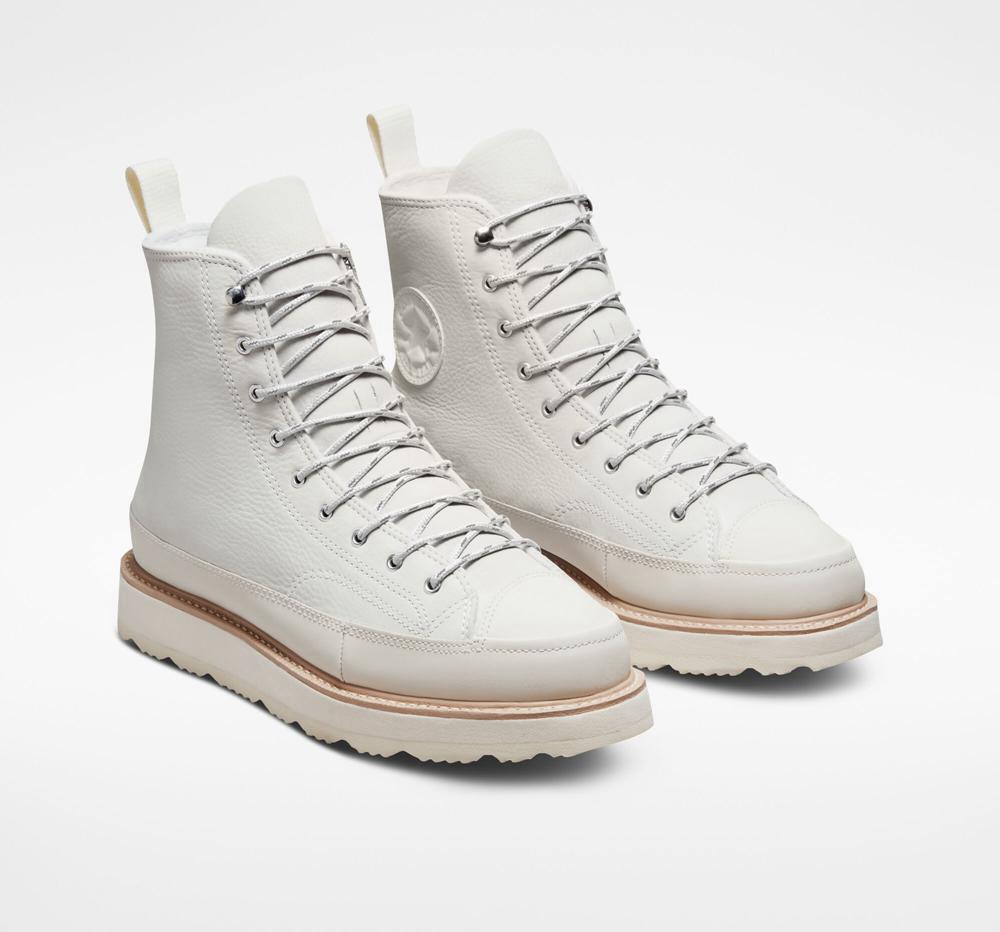 Dámské Vysoké Converse Chuck Taylor Crafted Boot Unisex Bílé Růžové | 451697IRD