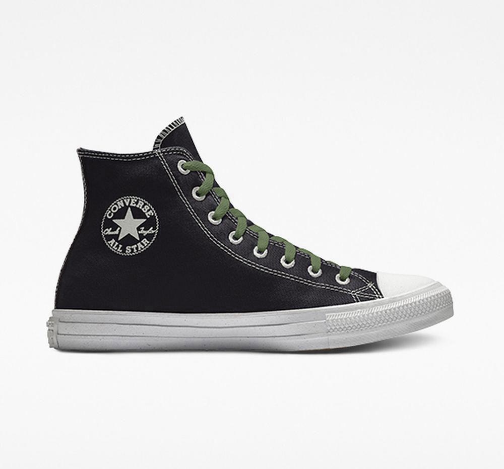 Dámské Vysoké Converse Custom Chuck Taylor All Star Surplus By You Unisex Blackcanvas | 150793FSJ