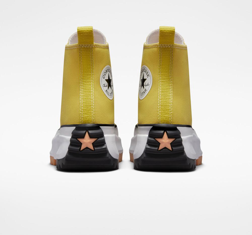 Dámské Vysoké Converse Run Star Hike Platformy Unisex Žluté Citrón Černé Bílé | 320894PVJ