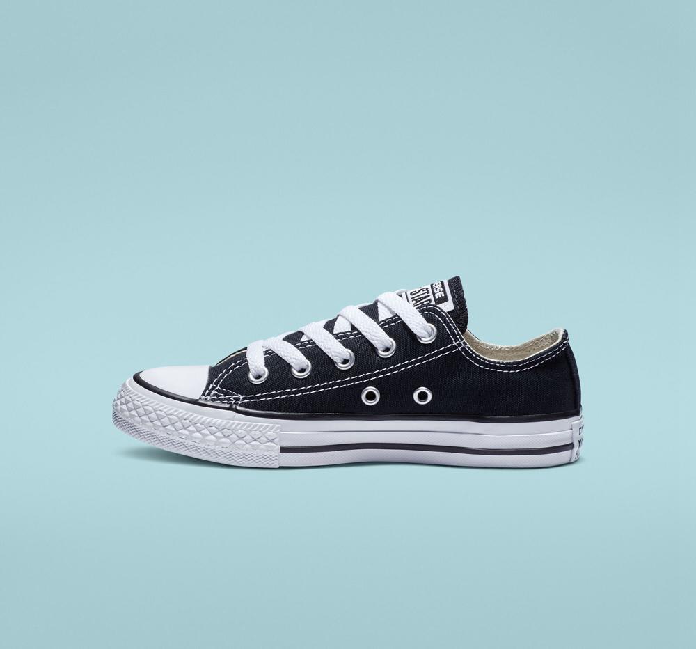 Dívčí Nízké Converse Chuck Taylor All Star Classic Little Kids Černé | 278593OPQ