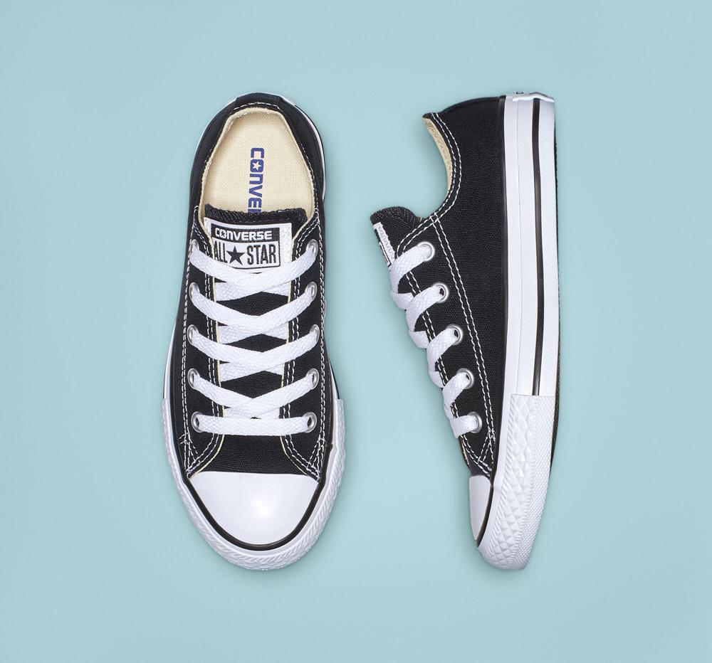 Dívčí Nízké Converse Chuck Taylor All Star Classic Little Kids Černé | 278593OPQ