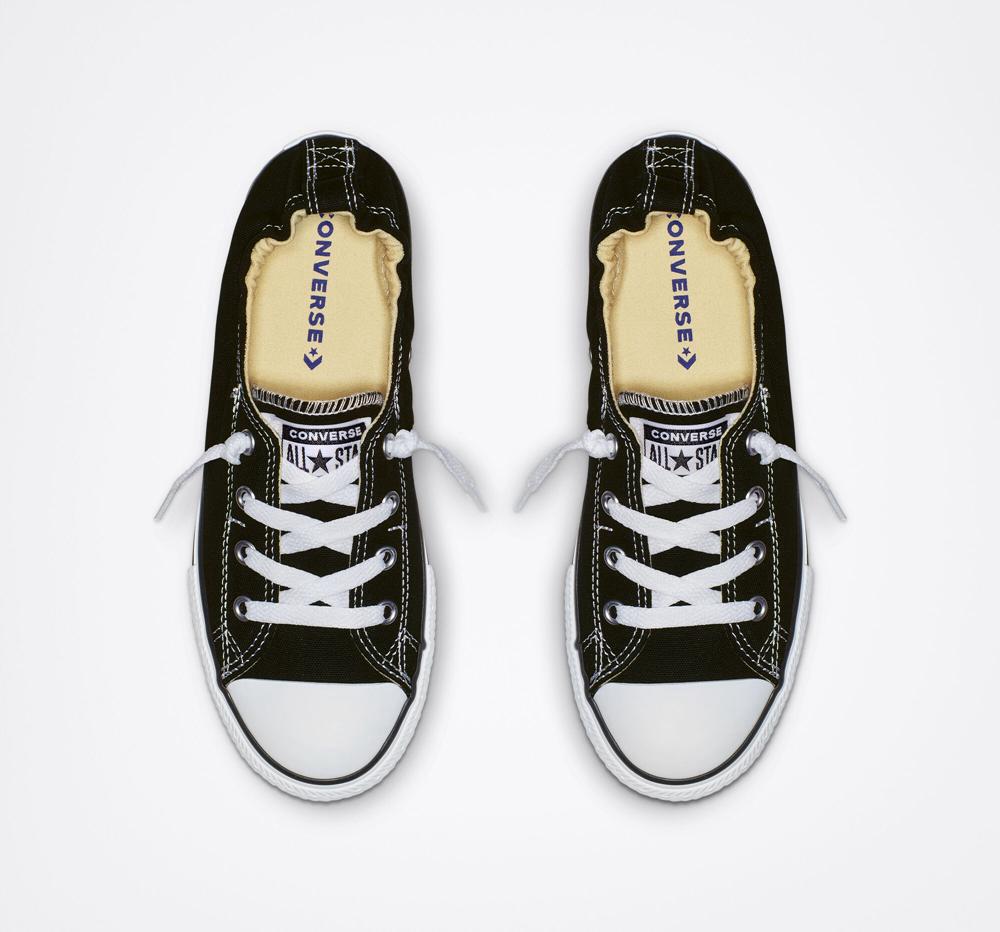 Dívčí Nízké Converse Chuck Taylor All Star Shoreline Slip Big Kids Černé | 312456NGW