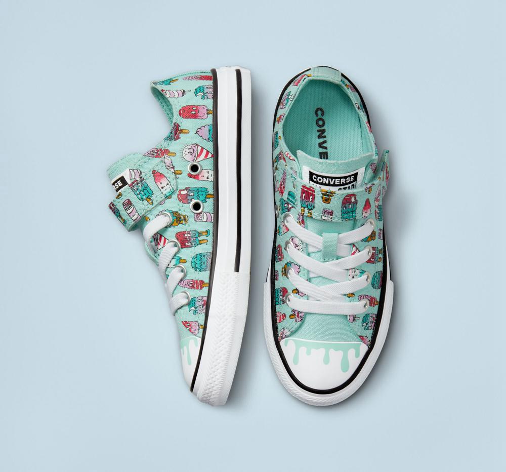 Dívčí Nízké Converse Chuck Taylor All Star Easy On Sweet Scoops Little Kids Světle Zelene Růžové | 315902UXV