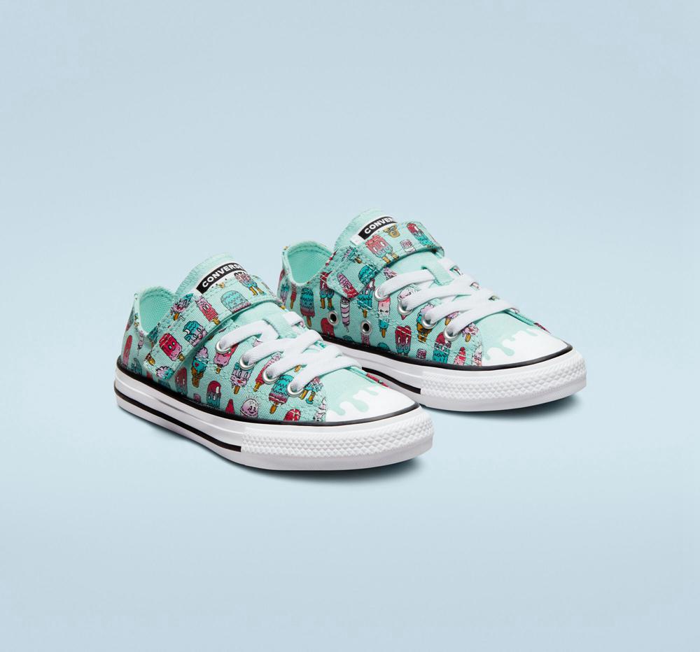 Dívčí Nízké Converse Chuck Taylor All Star Easy On Sweet Scoops Little Kids Světle Zelene Růžové | 315902UXV