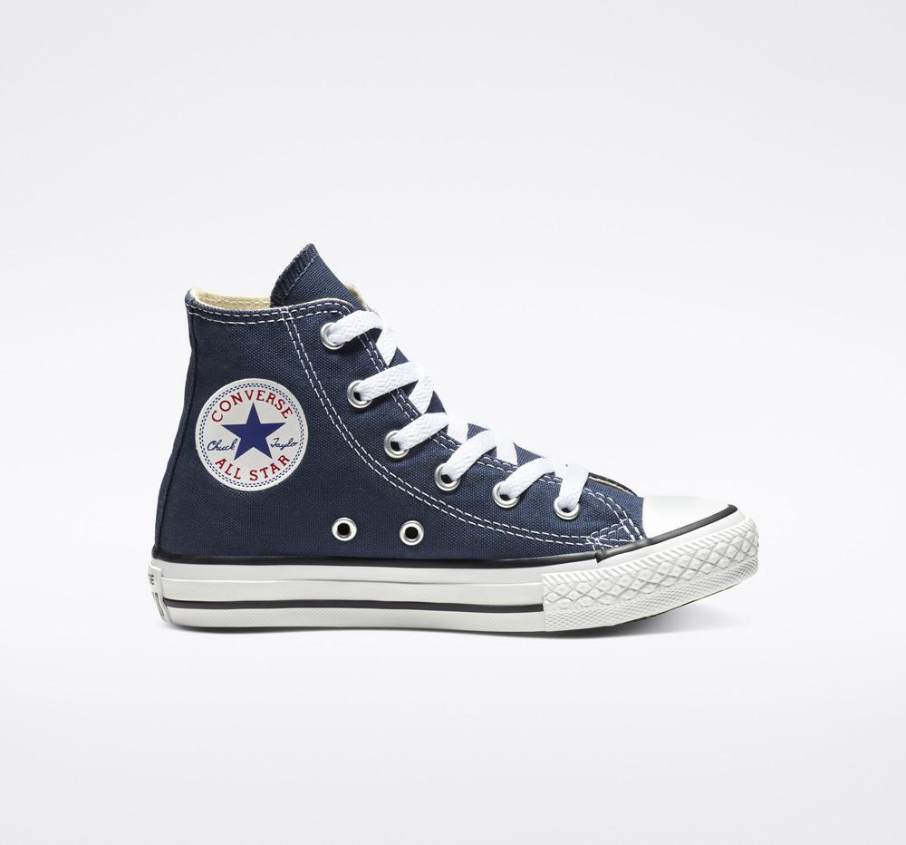 Dívčí Vysoké Converse Chuck Taylor All Star Classic Little Kids Tmavě Blankyt | 250974MFU