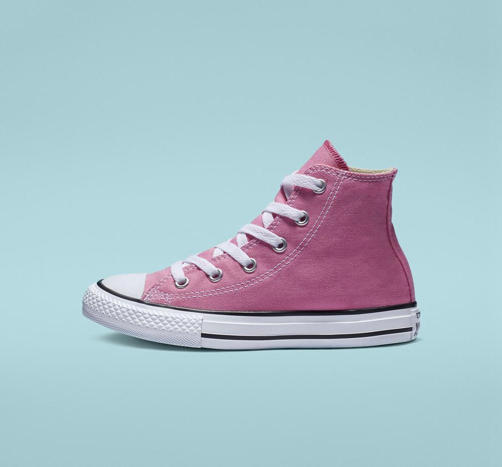 Dívčí Vysoké Converse Chuck Taylor All Star Classic Little Kids Růžové | 269315FJT