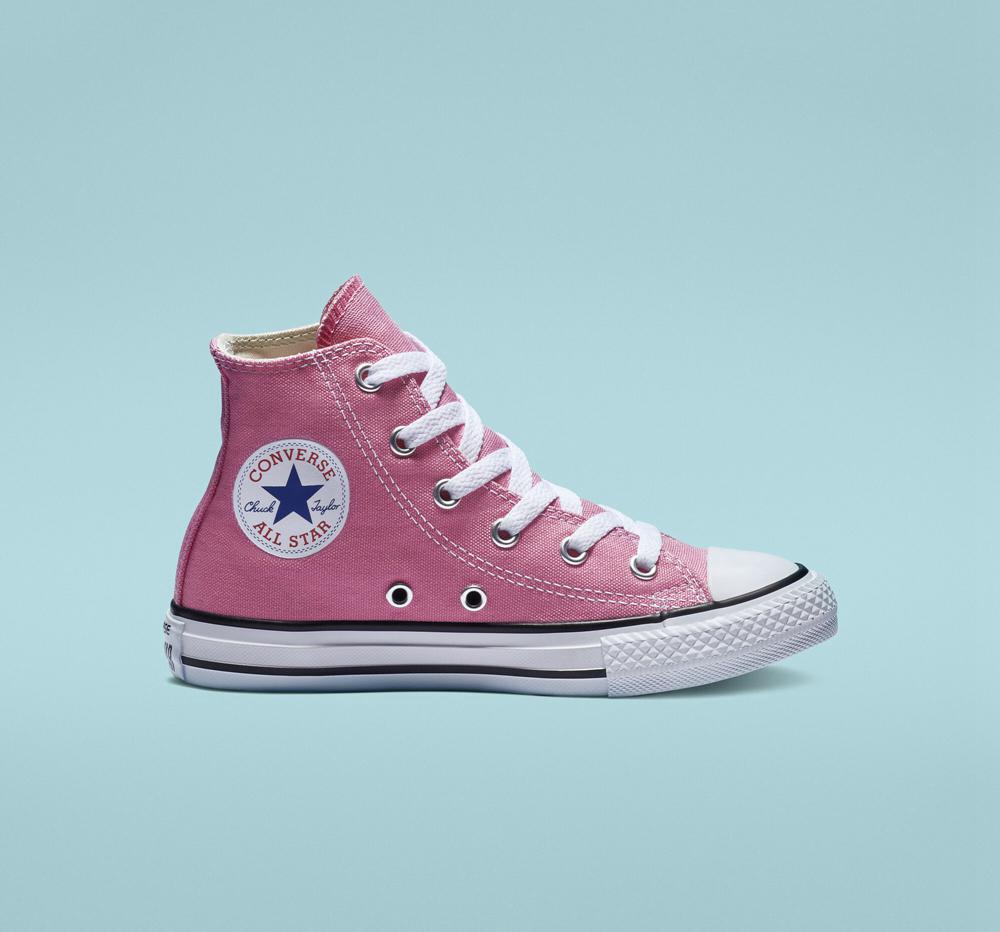 Dívčí Vysoké Converse Chuck Taylor All Star Classic Little Kids Růžové | 269315FJT