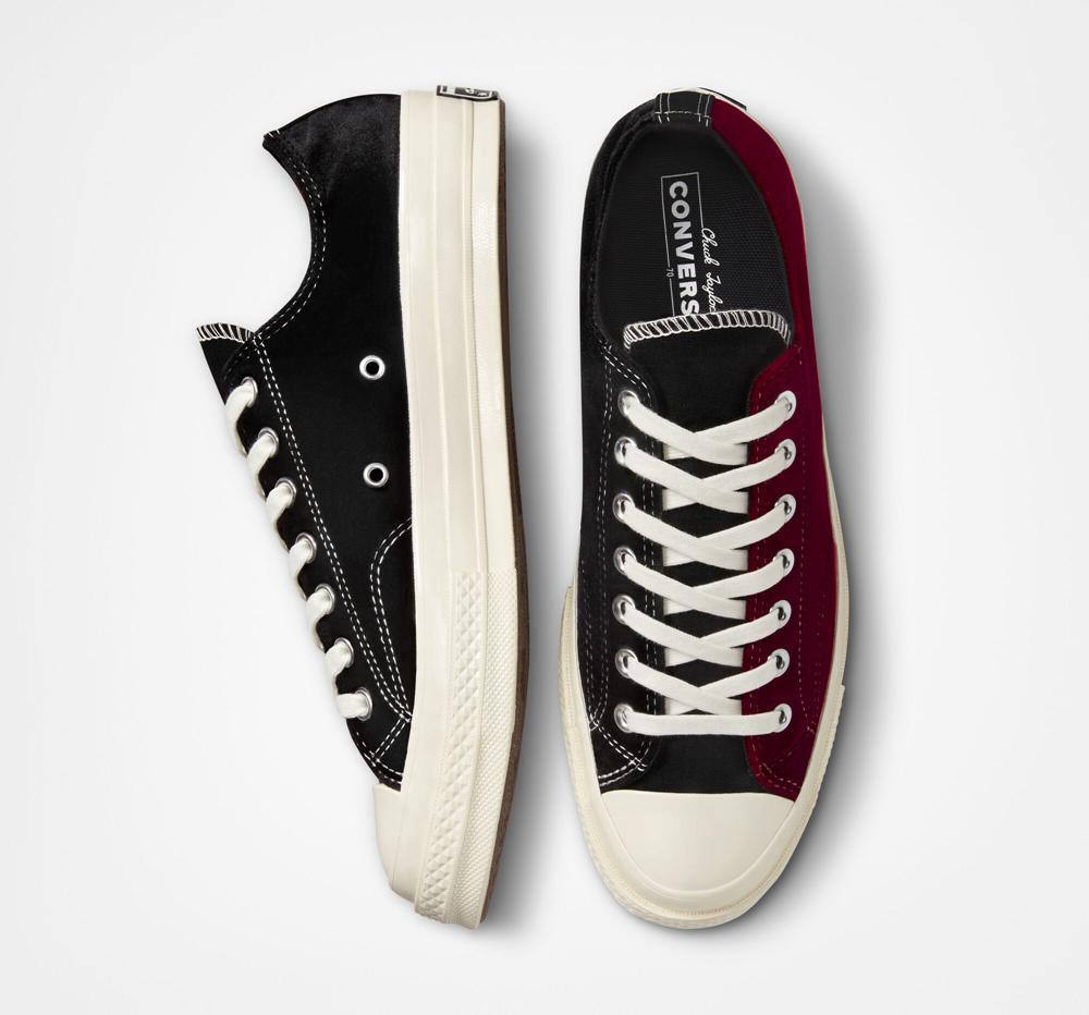 Pánské Nízké Converse Chuck 70 Beyond Retro Velvet Unisex Černé Červené | 438659LBN