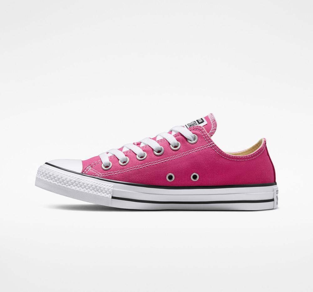 Pánské Nízké Converse Chuck Taylor All Star Seasonal Color Unisex Fuchsie Bílé Černé | 186057COQ