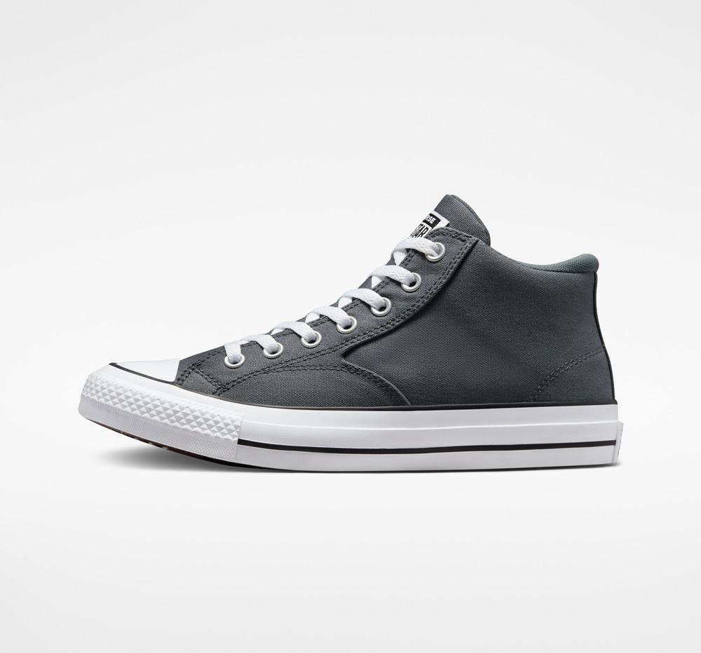 Pánské Nízké Converse Chuck Taylor All Star Malden Street Unisex Mid Šedé Bílé Černé | 260951BMG