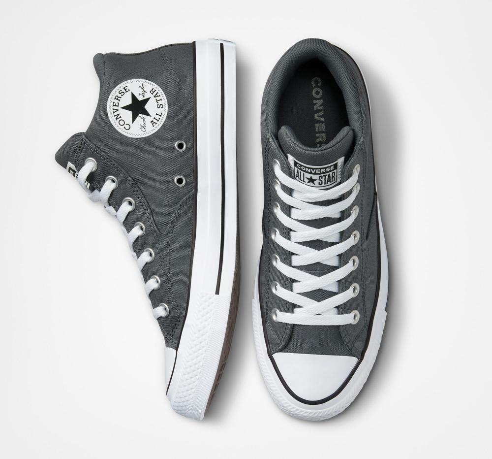 Pánské Nízké Converse Chuck Taylor All Star Malden Street Unisex Mid Šedé Bílé Černé | 260951BMG