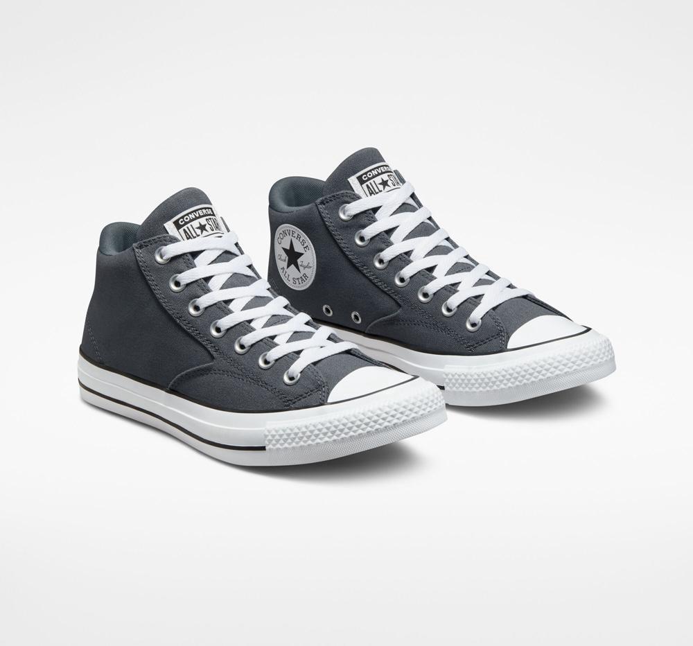 Pánské Nízké Converse Chuck Taylor All Star Malden Street Unisex Mid Šedé Bílé Černé | 260951BMG