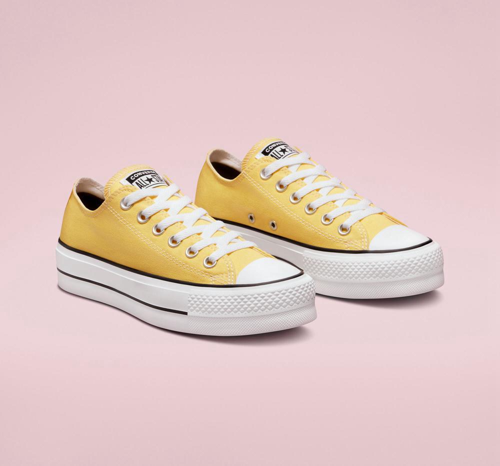 Pánské Nízké Converse Chuck Taylor All Star Lift Platformy Surplus Platene Unisex Žluté | 638097FHV