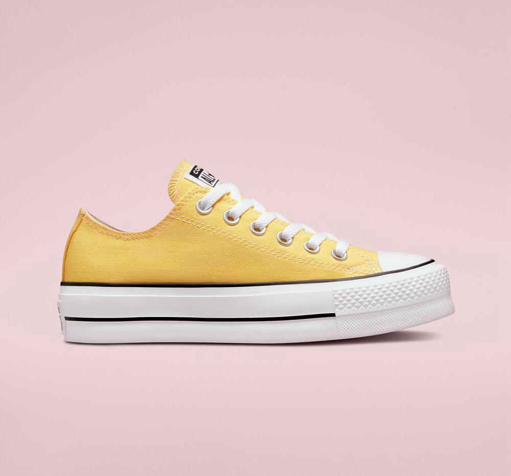 Pánské Nízké Converse Chuck Taylor All Star Lift Platformy Surplus Platene Unisex Žluté | 638097FHV