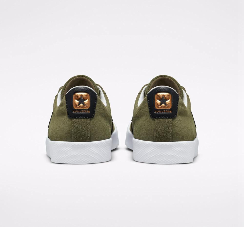 Pánské Nízké Converse Cons Pl Vulc Pro Skate Zelene Černé Bílé | 965213GEC