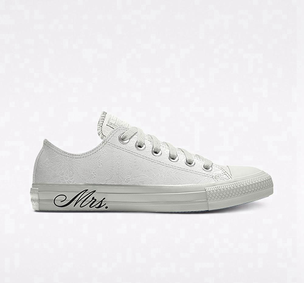 Pánské Nízké Converse Custom Chuck Taylor All Star Premium Wedding By You Unisex Bílé | 936718JTK