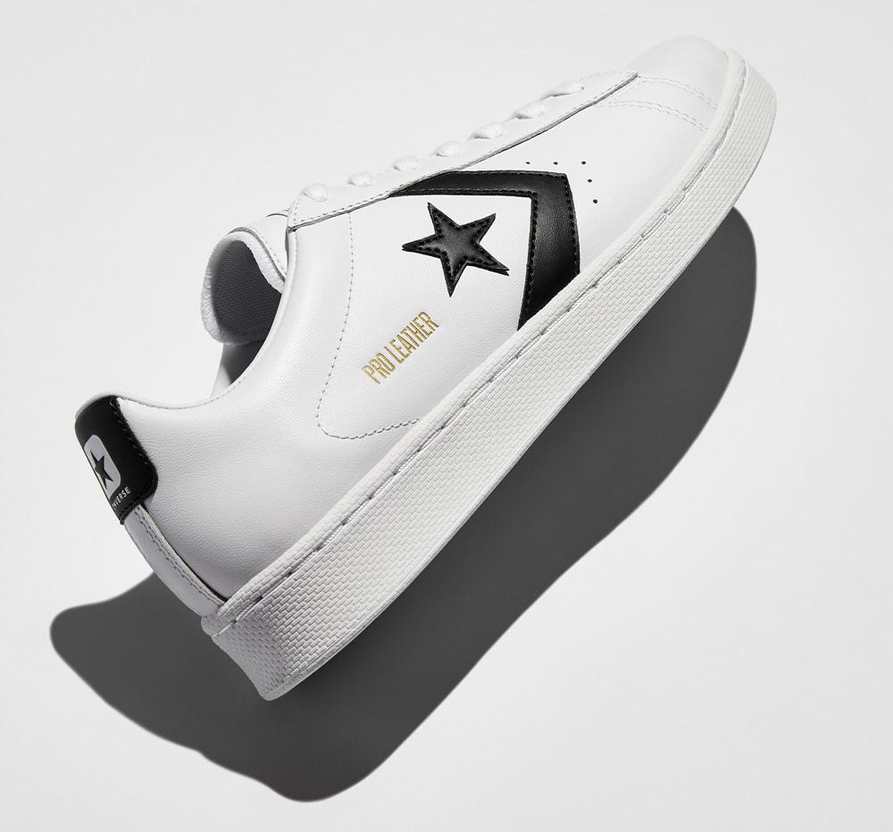 Pánské Nízké Converse Og Pro Læder Unisex Bílé Černé Bílé | 560124VGY