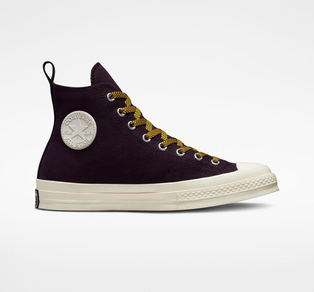 Pánské Vysoké Converse Chuck 70 Counter Climate Gore Tex Unisex Černé Žluté | 187453JDH