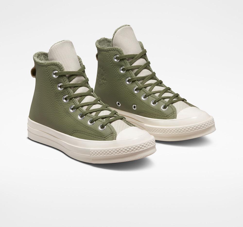 Pánské Vysoké Converse Chuck 70 Counter Climate Unisex Zelene | 729164PCT