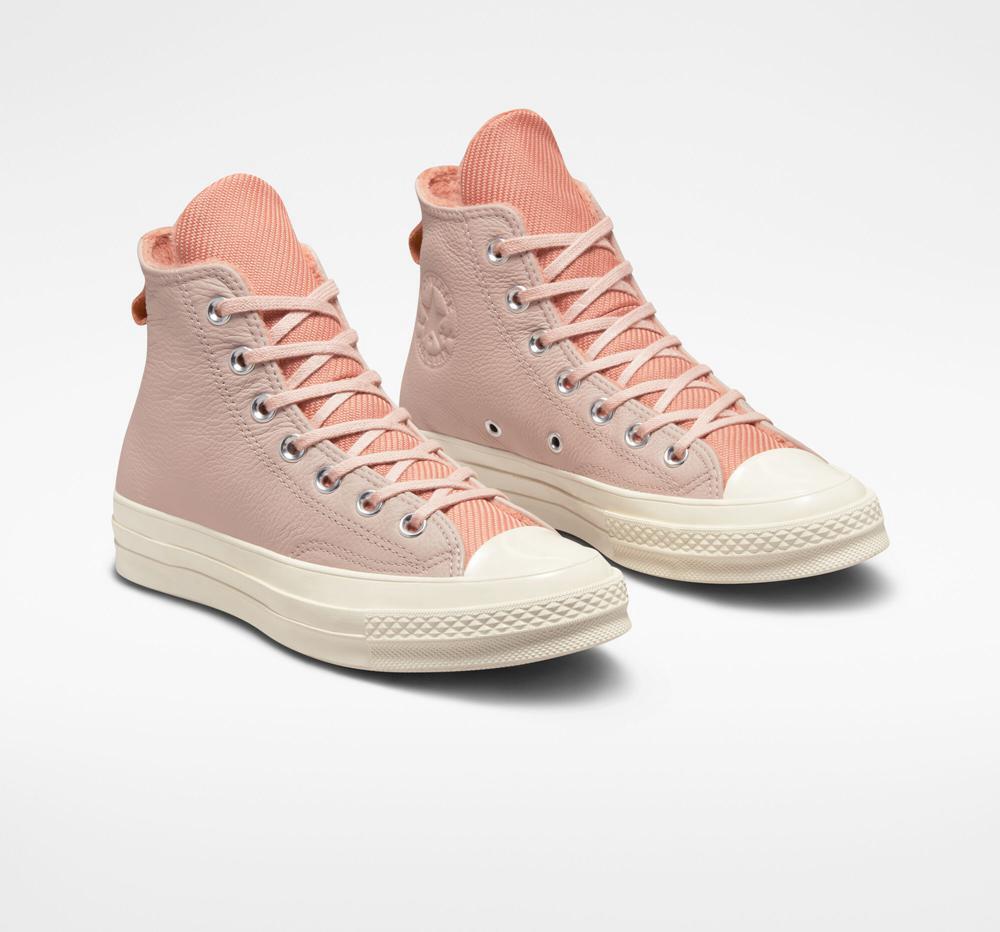 Pánské Vysoké Converse Chuck 70 Counter Climate Unisex Růžové | 867134NKL