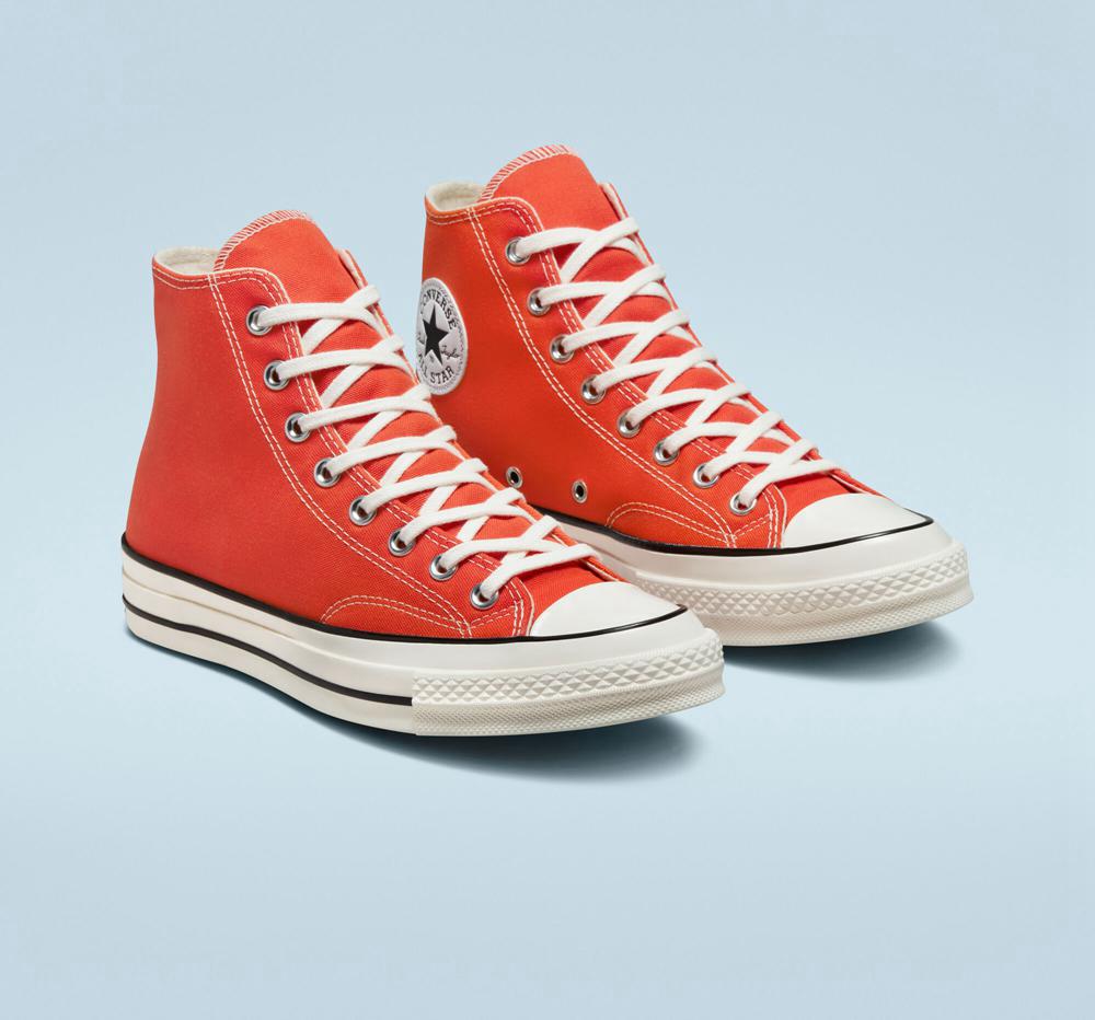 Pánské Vysoké Converse Chuck 70 Platene Seasonal Color Unisex Červené | 170248LSI