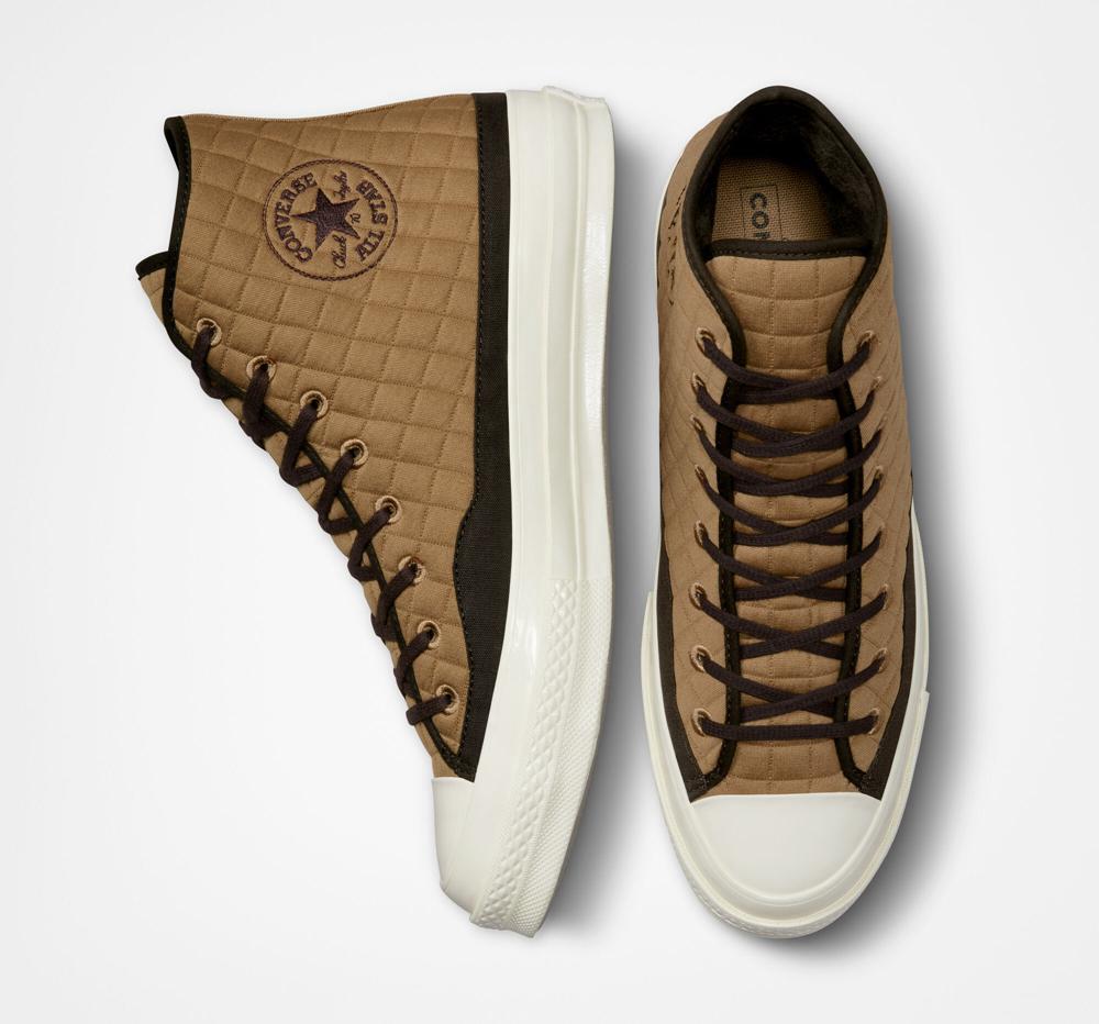 Pánské Vysoké Converse Chuck 70 Prošívaný Unisex Hnědé Černé | 409786RZW