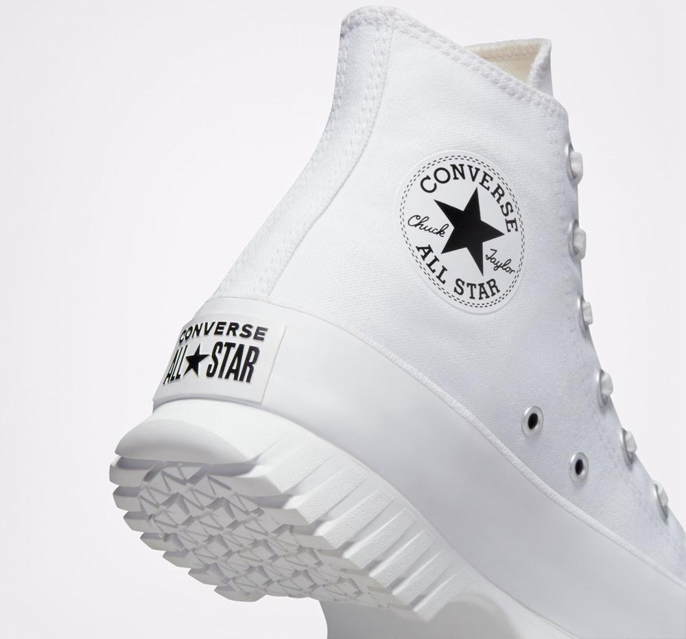 Pánské Vysoké Converse Chuck Taylor All Star Lugged 2.0 Unisex Bílé Černé | 021349CME