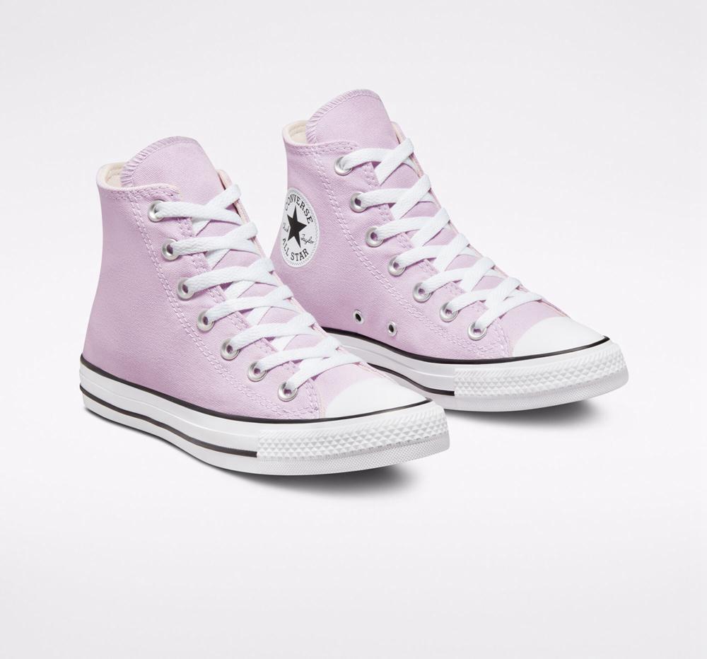 Pánské Vysoké Converse Chuck Taylor All Star Seasonal Color Unisex Fialové | 304286JQL