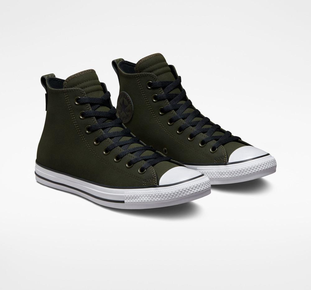 Pánské Vysoké Converse Chuck Taylor All Star Tectuff Unisex Zelene Bílé Černé | 530891AXC