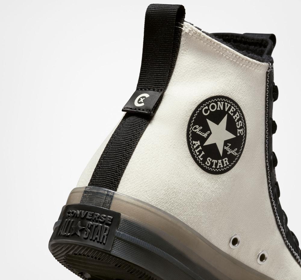 Pánské Vysoké Converse Chuck Taylor All Star Cx Explore Counter Climate Unisex Bílé Černé Černé | 589264AMO