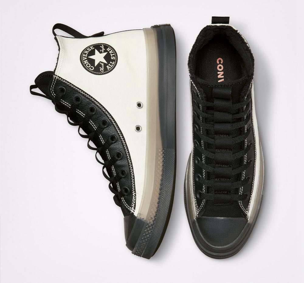 Pánské Vysoké Converse Chuck Taylor All Star Cx Explore Counter Climate Unisex Bílé Černé Černé | 589264AMO