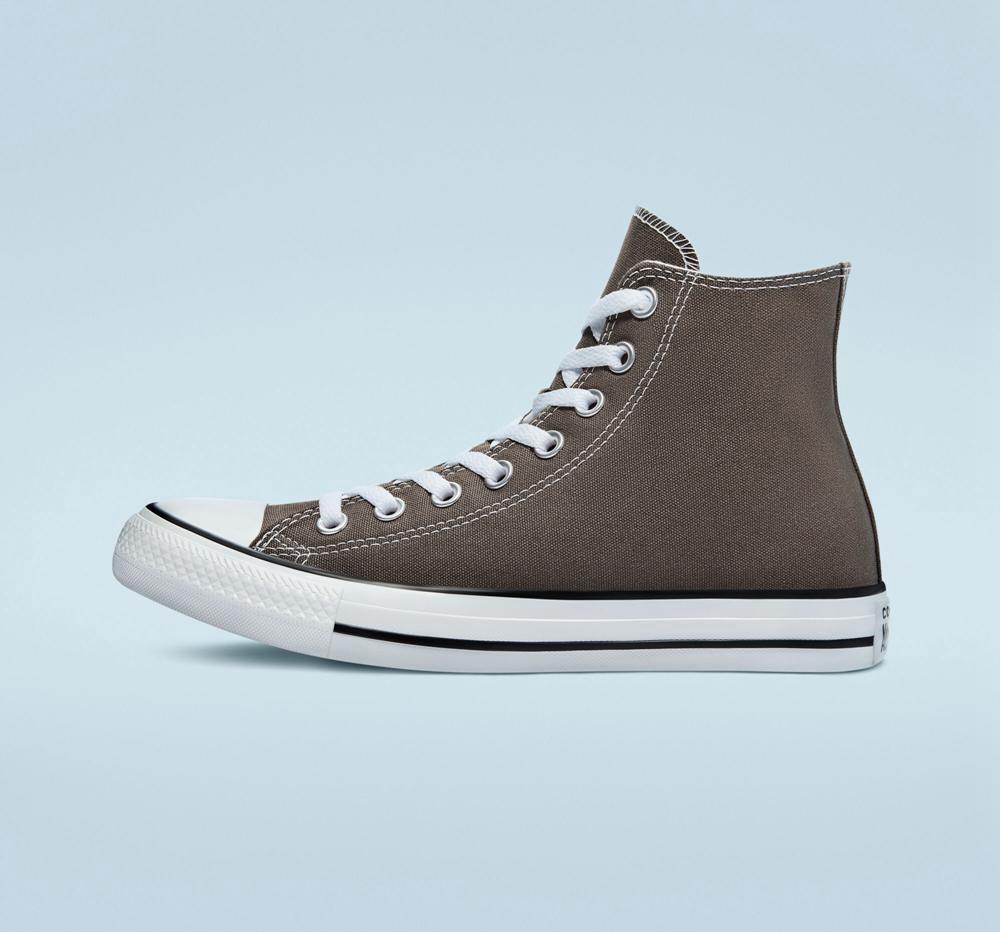 Pánské Vysoké Converse Chuck Taylor All Star Classic Unisex Šedé | 746301XMJ