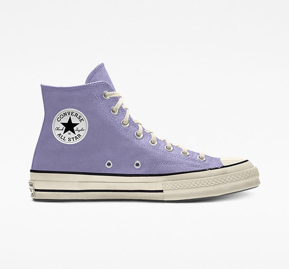 Pánské Vysoké Converse Custom Chuck 70 Vintage Platene By You Unisex Fialové | 604973QPR