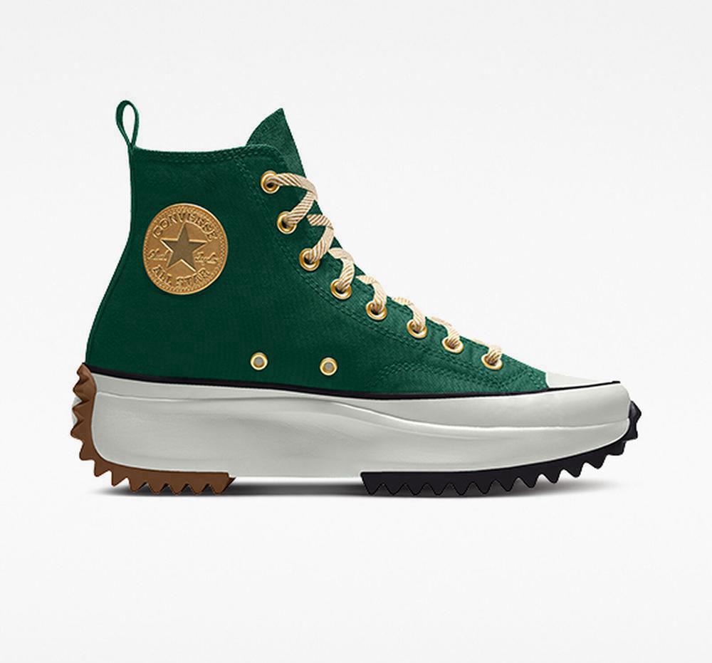 Pánské Vysoké Converse Custom Run Star Hike By You Unisex Mid Night Clover Holiday Lace | 913027RPC