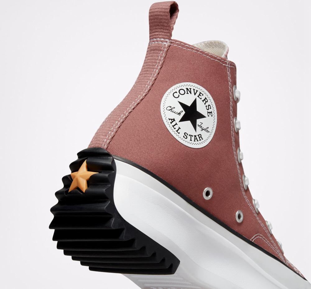 Pánské Vysoké Converse Run Star Hike Platformy Seasonal Color Unisex Vínové Černé Bílé | 705146OGM