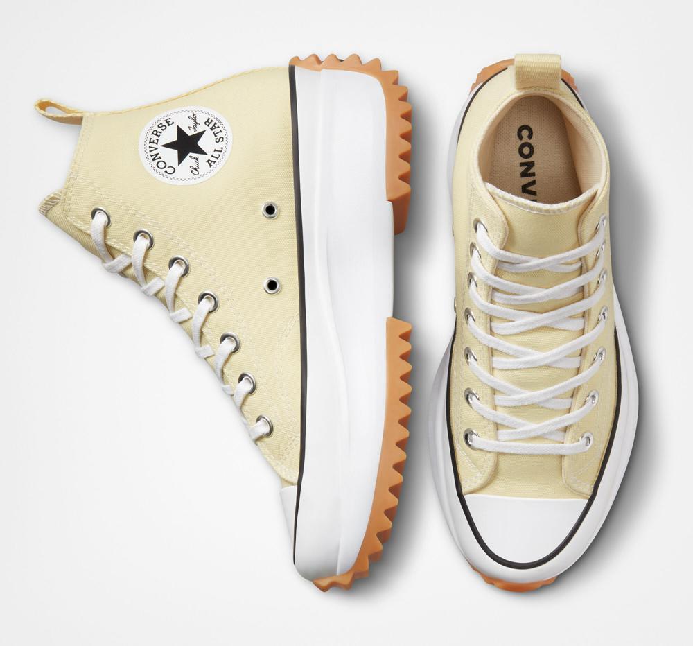 Pánské Vysoké Converse Run Star Hike Platformy Seasonal Color Unisex Žluté Citrón Černé Bílé | 790483EVI